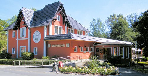 Ein schöner Platz in Zittau, die Gaststätte Burgteich.